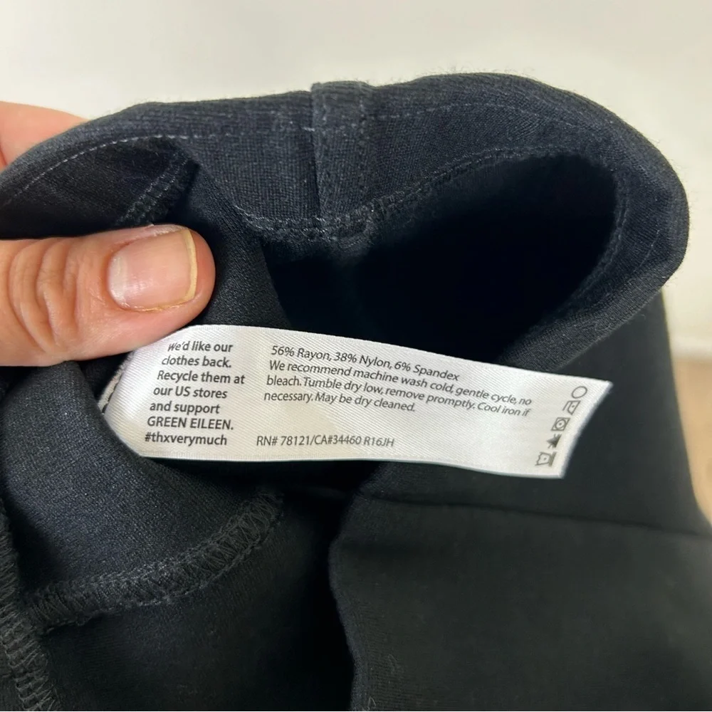 Eileen Fisher Ponte Knit thick pull-on pants size: L - Picture 9 of 9